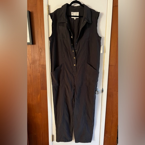 Anthropologie Pilcro Sleeveless Mechanic Romper - Picture 2 of 8